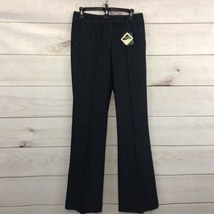 LL Bean Favorite Fit Jeans 4 Tall Blue Dark Wash